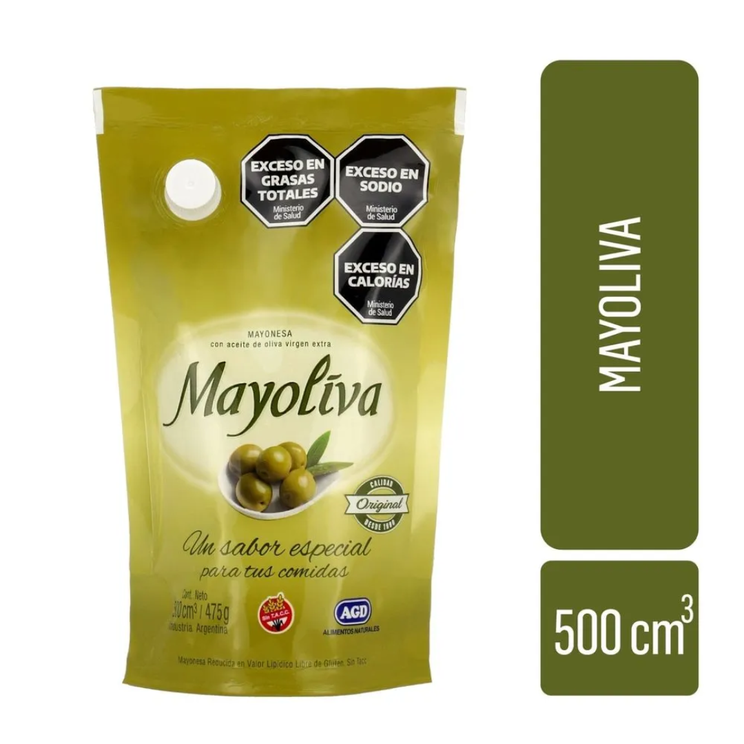 Mayonesa Mayoliva Doy Pack 500g