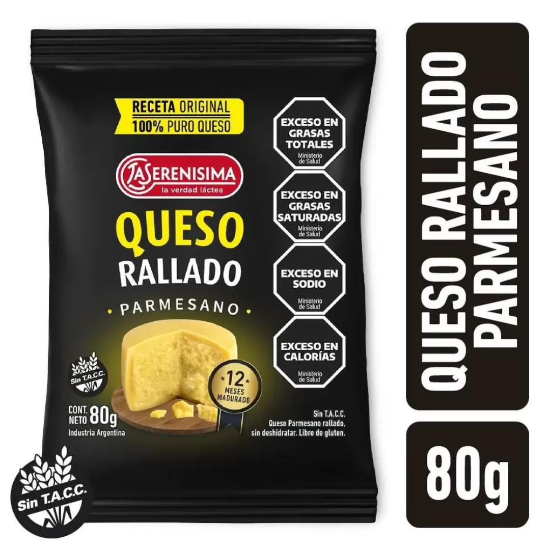Queso la Serenisima Rallado Parmesano 80g