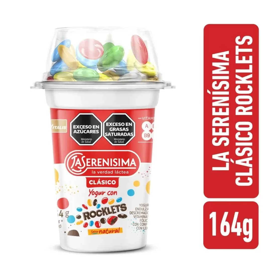 Yogur la Serenisima Clasico Batido con Rocklets 164g