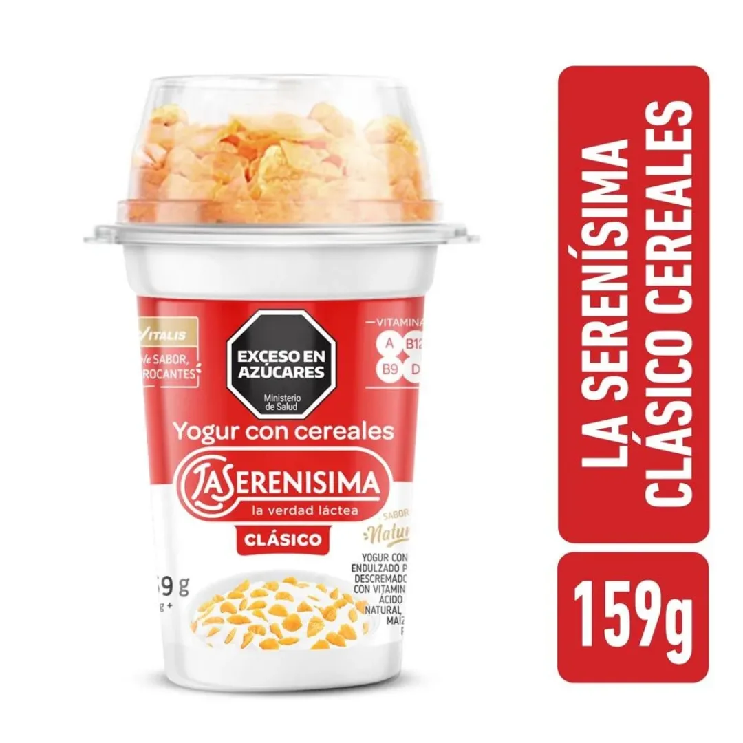 Yogur la Serenisima Clasico Entero Batido con Cereales 159g