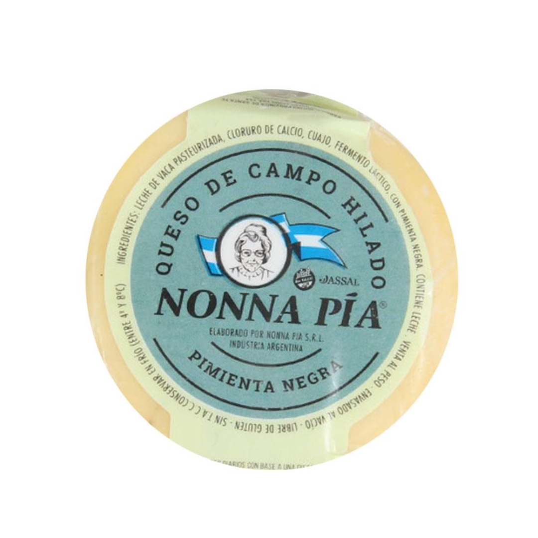 Queso De Campo Hilado Pimienta Negra Nonna Pia 210g