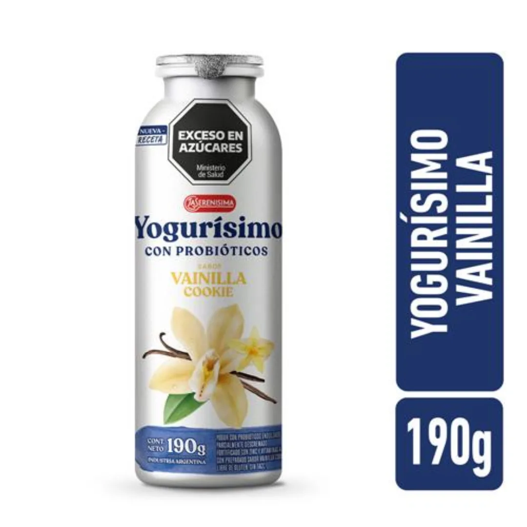 Yogur Bebible Botellita Vainilla Yogurisimo 190g