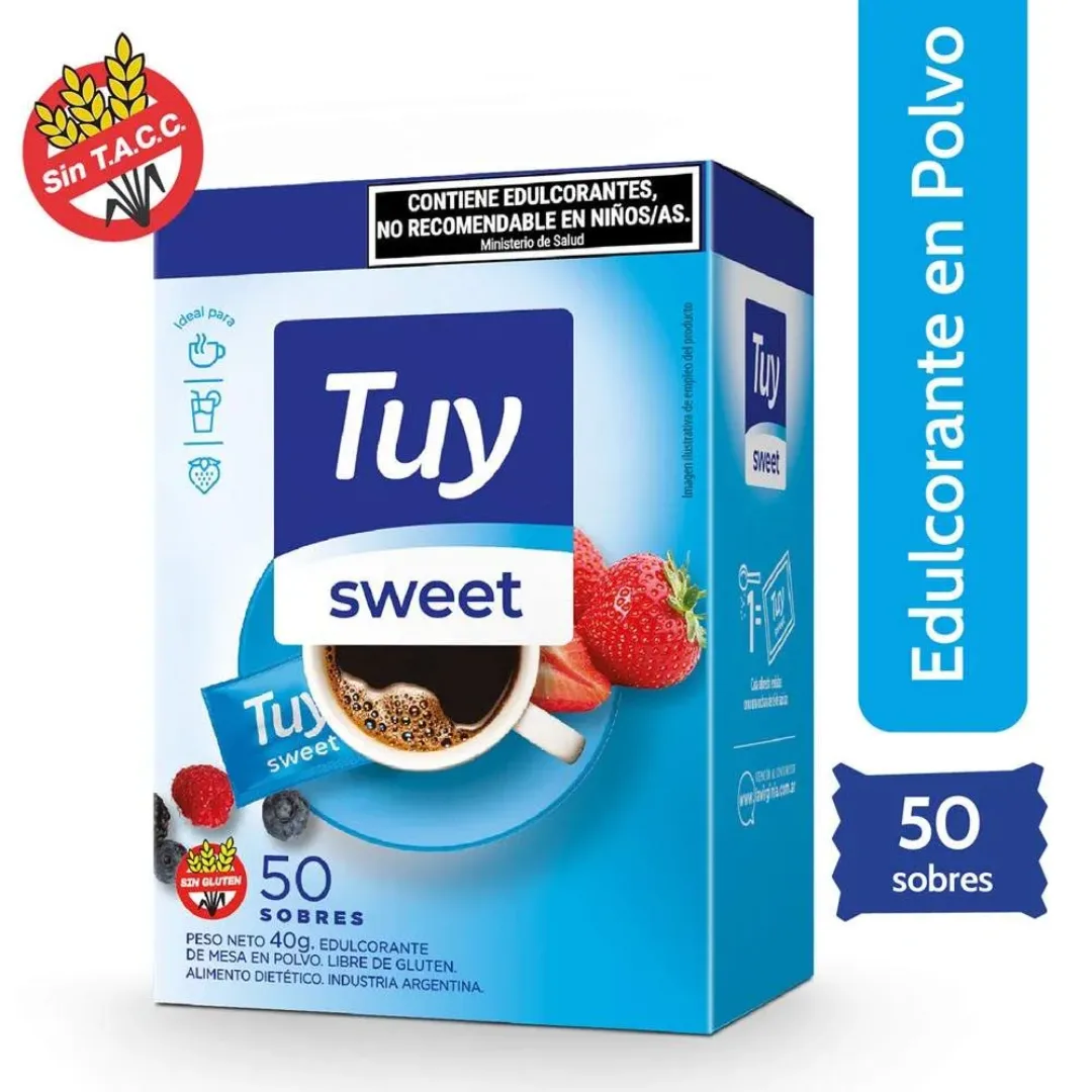 Edulcorante Tuy Sweet Sobre 50un
