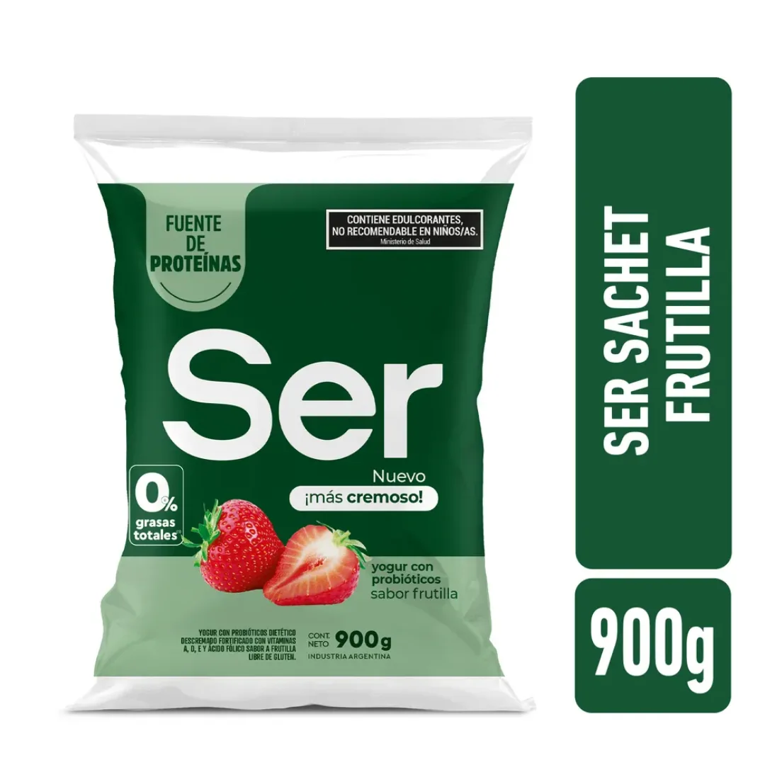 Yogur Bebible Sabor Frutilla Ser 900ml