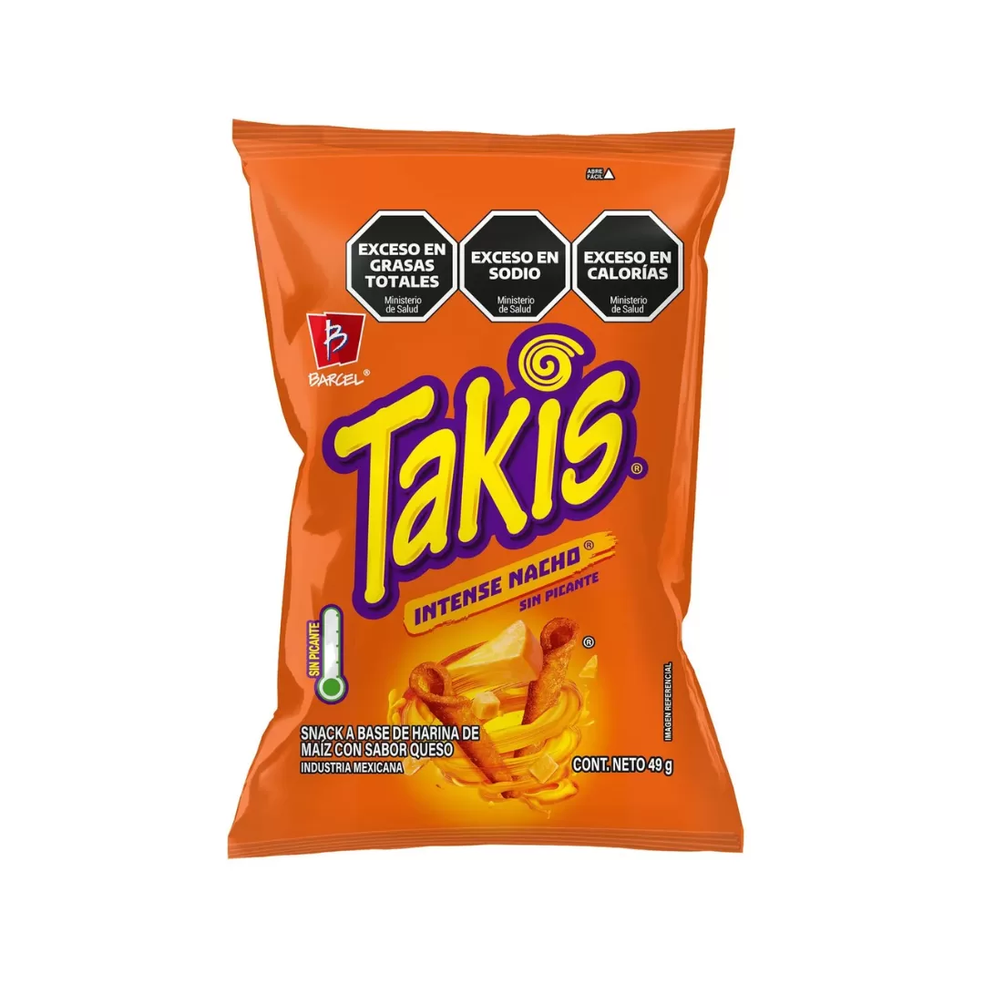 Nachos Intense Takis Sabor Queso 49g