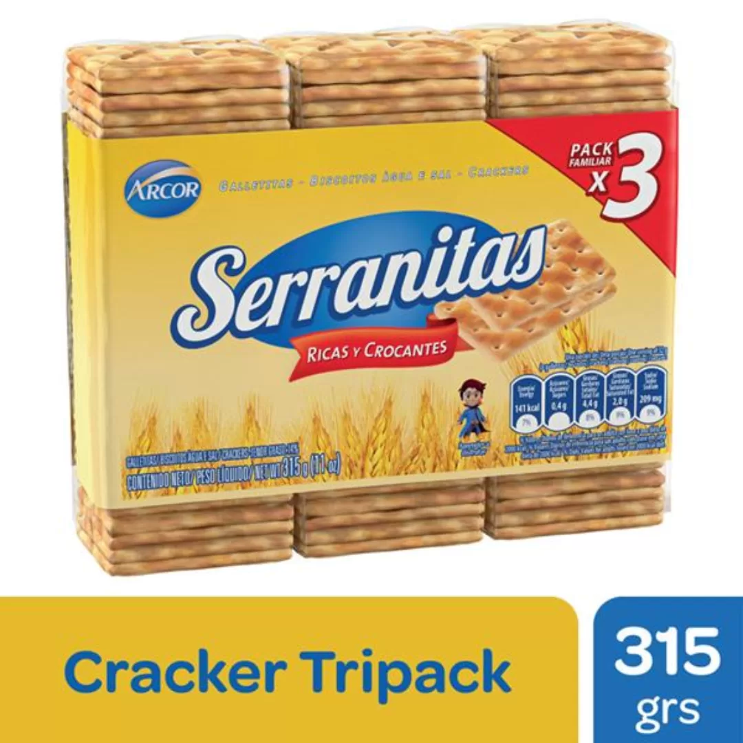 Galletitas Serranitas Crackers 315g