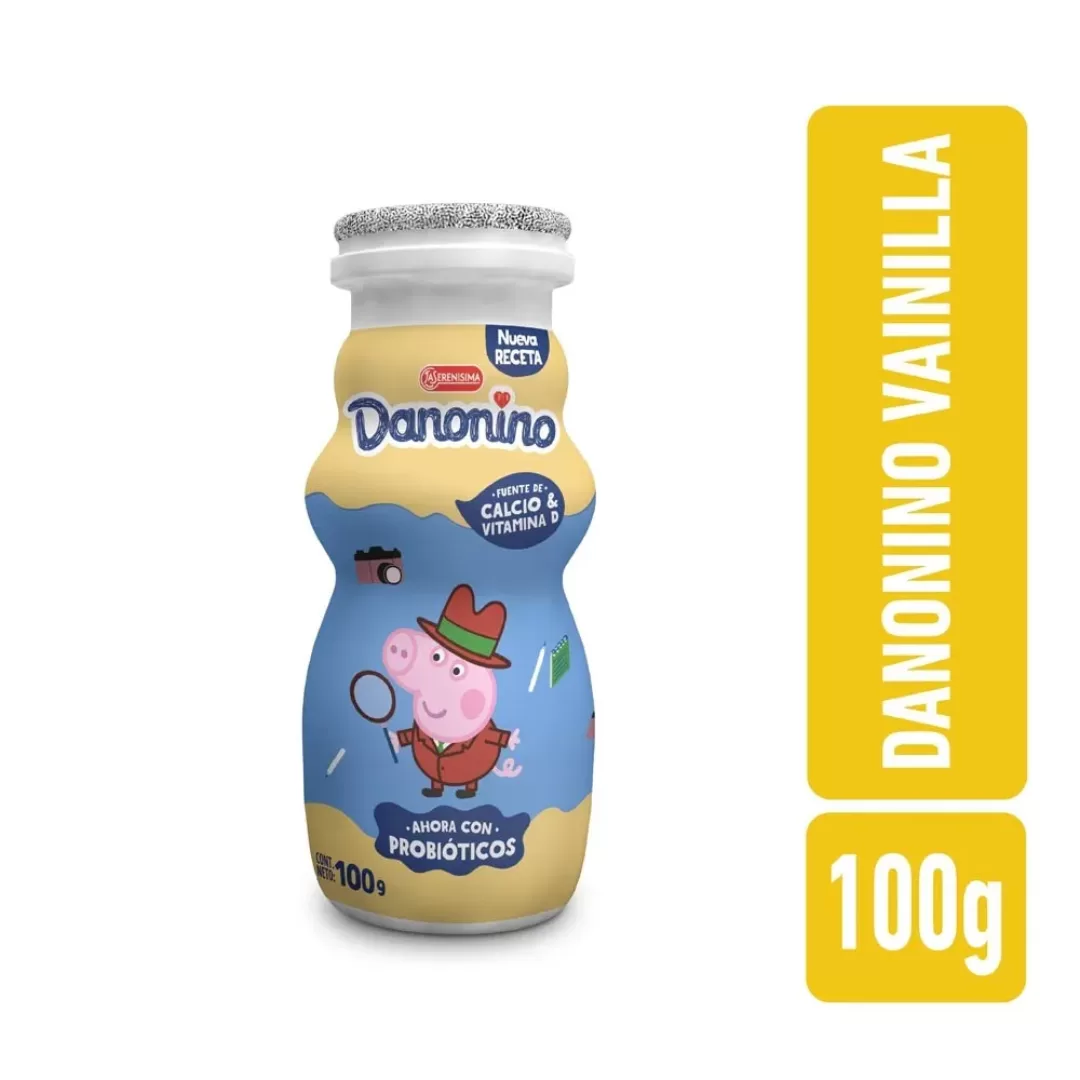 Pack de Yogur Danonino Botellita Vainilla 100g x 6Un