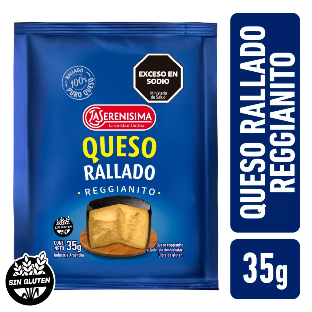 Queso Reggianito Rallado La Serenisima 35g