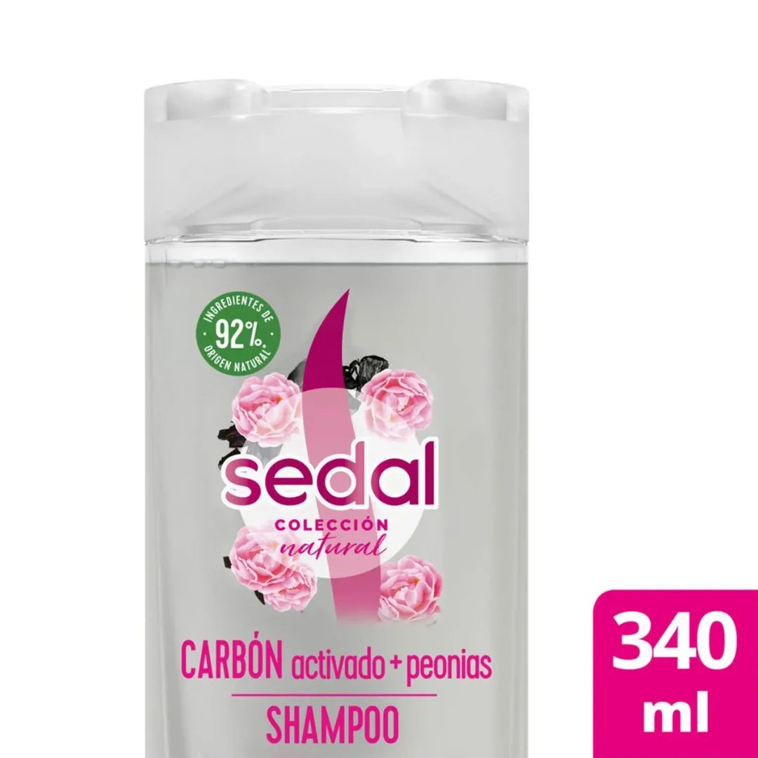 Shampoo Sedal Carbón y Peonias 340ml