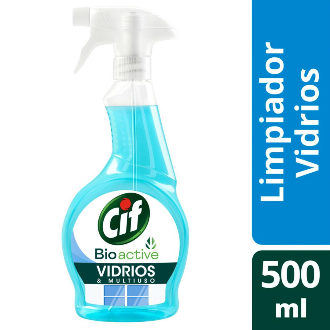 Limpia Vidrio Bio Active Cif 500ml