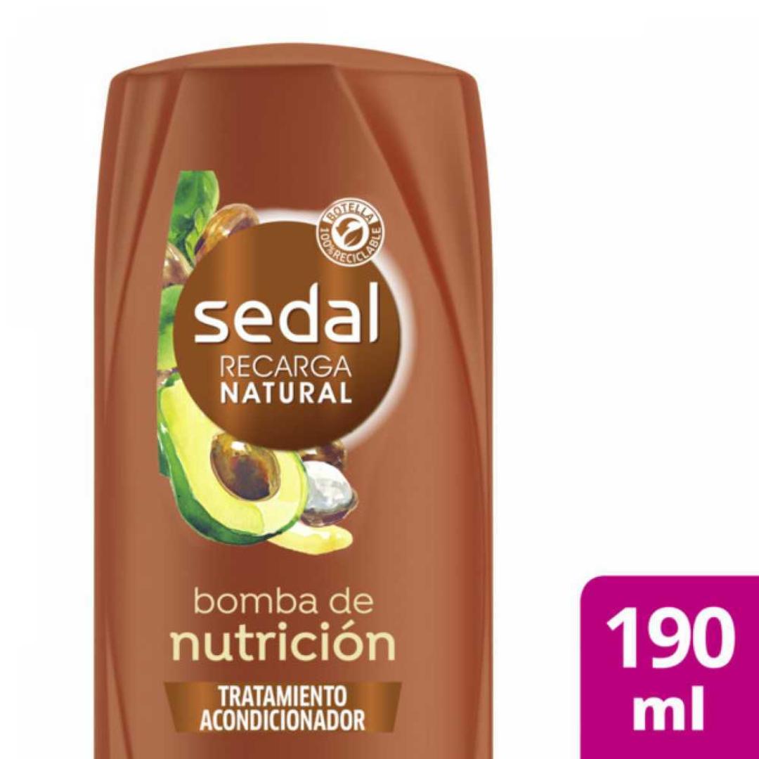 Acondicionador Sedal Bomba Nutrición 190ml