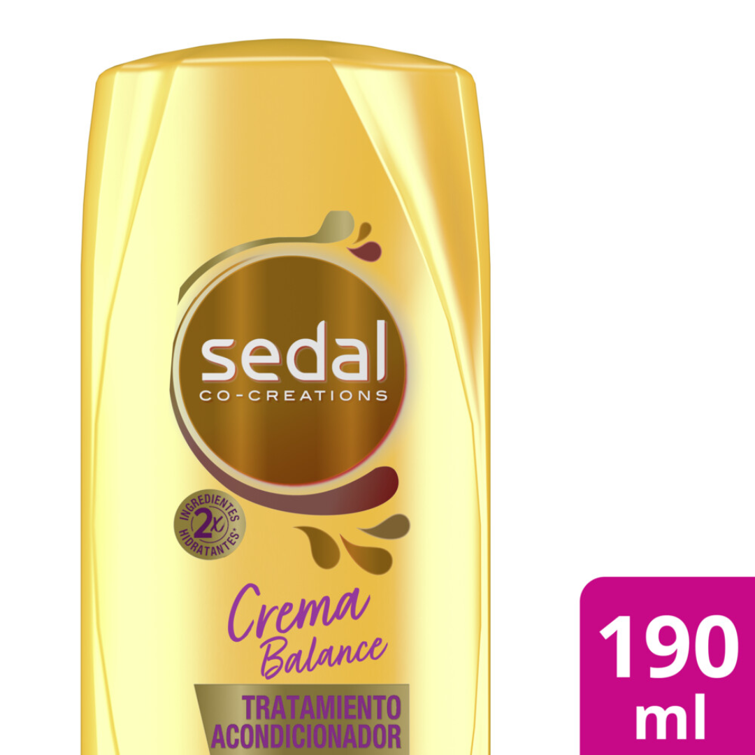 Acondicionador Sedal Crema Balance Hidratante 190ml