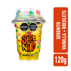 Postre Vainilla Con Rocklets Especial Argentina Serenito 120g