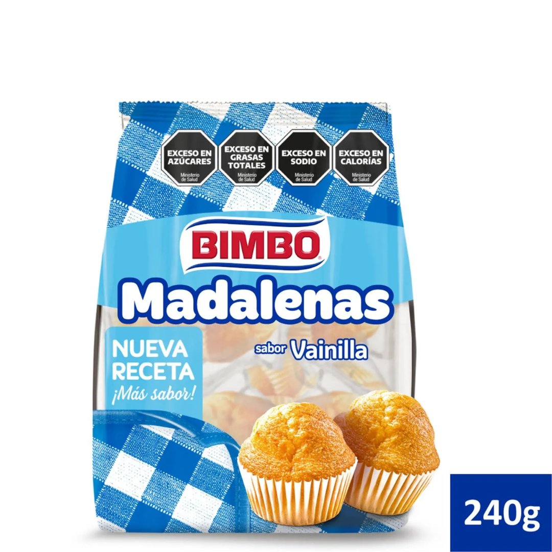 Madalenas de vainilla Bimbo Flow 240g
