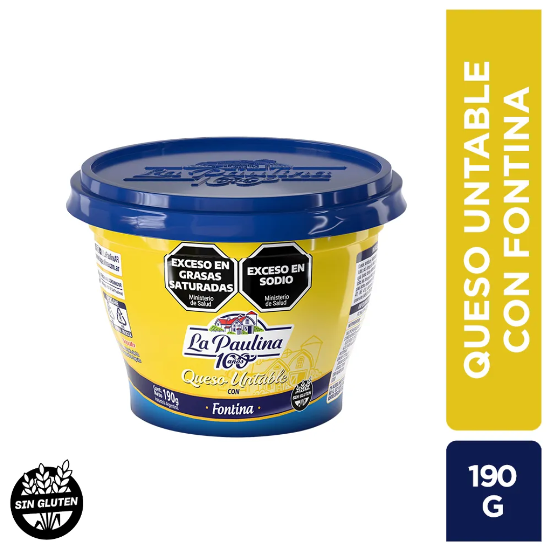 Queso Untable Fontina La Paulina 190g