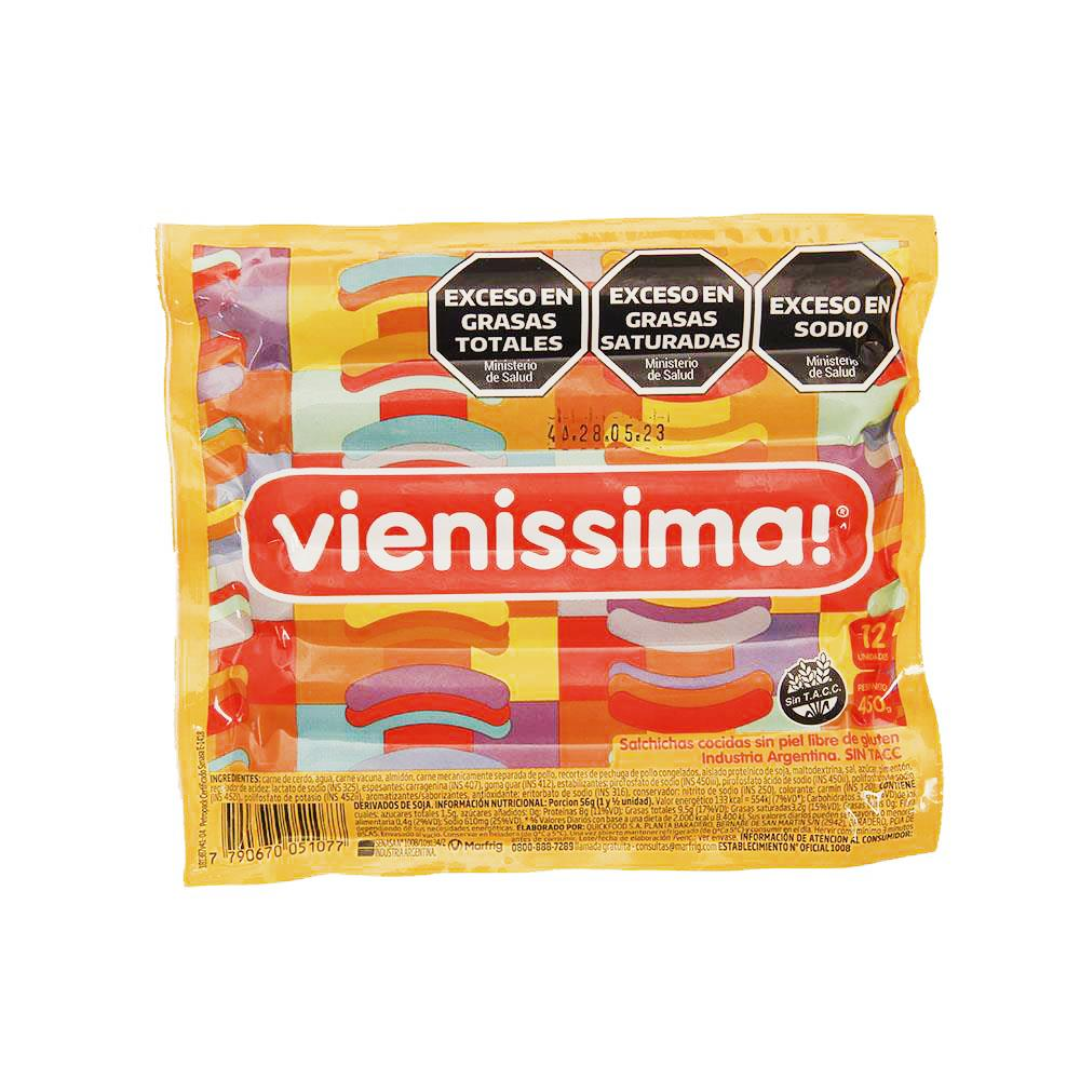 Salchichas Vieníssima 12 Un 450g