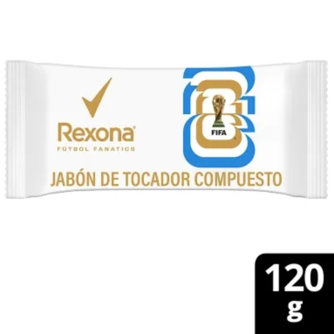 Jabon De Tocador Rexona Futbol Fanatics 120g