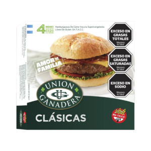 Hamburguesas Clásicas De Carne 4Un Unión Ganadera 332g