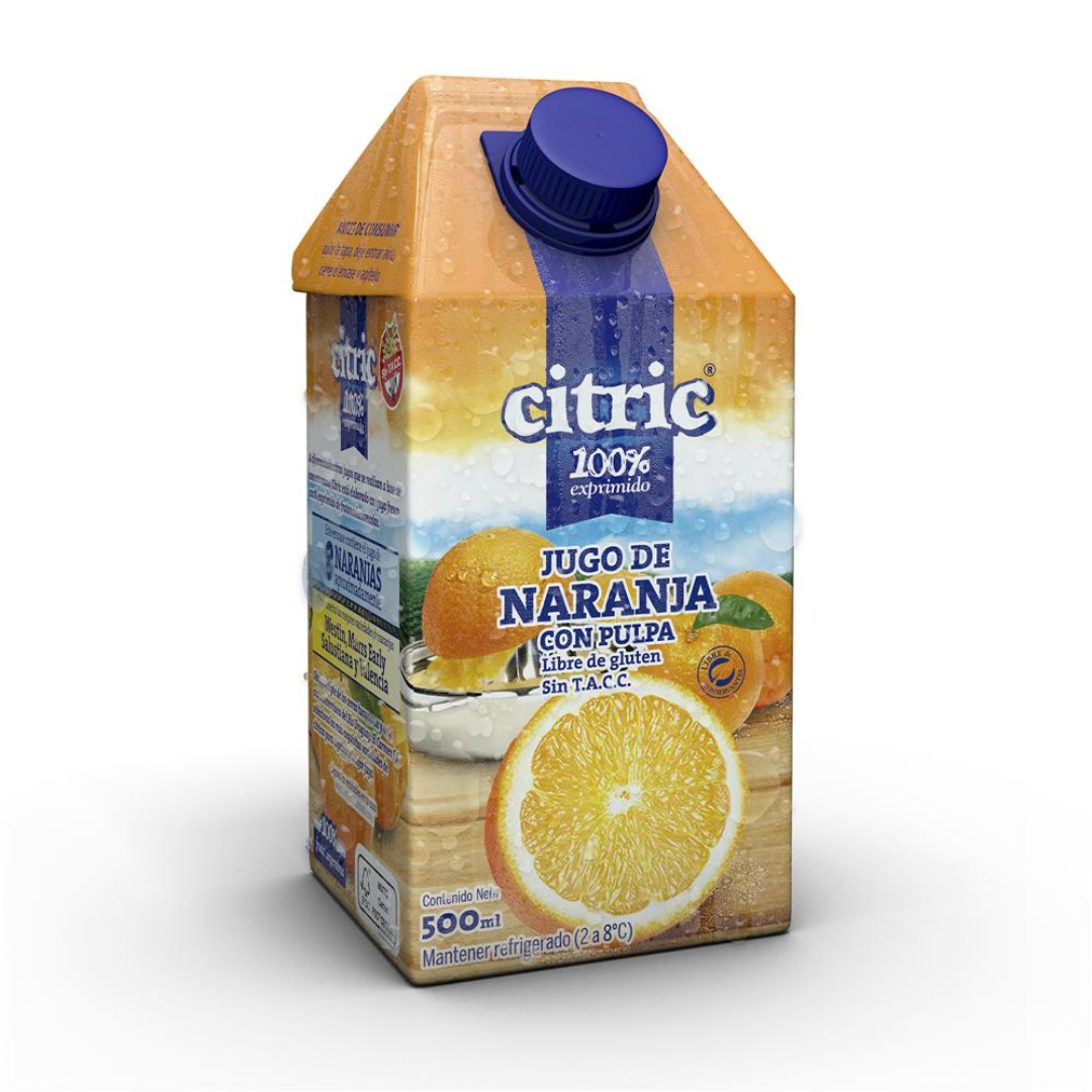Jugo Citric Naranja Con Pulpa 500ml