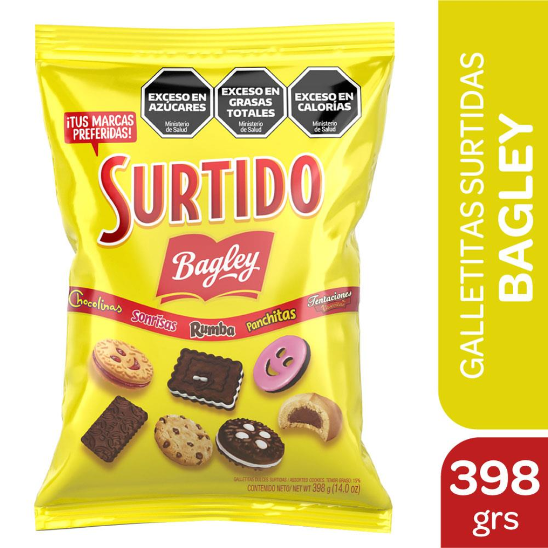 Galletitas Dulces Surtido Bagley 398g