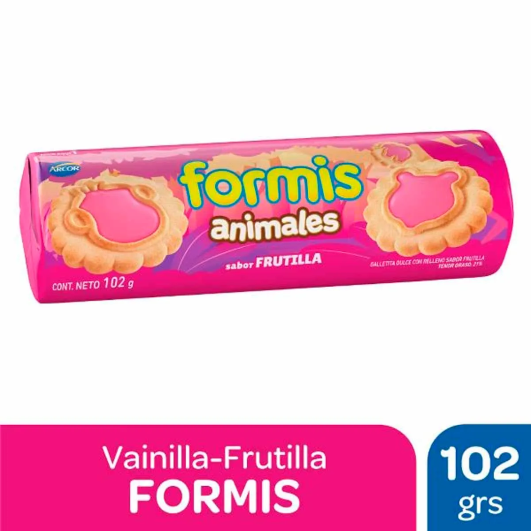 Galletitas Formis Vainilla Frutilla 102g
