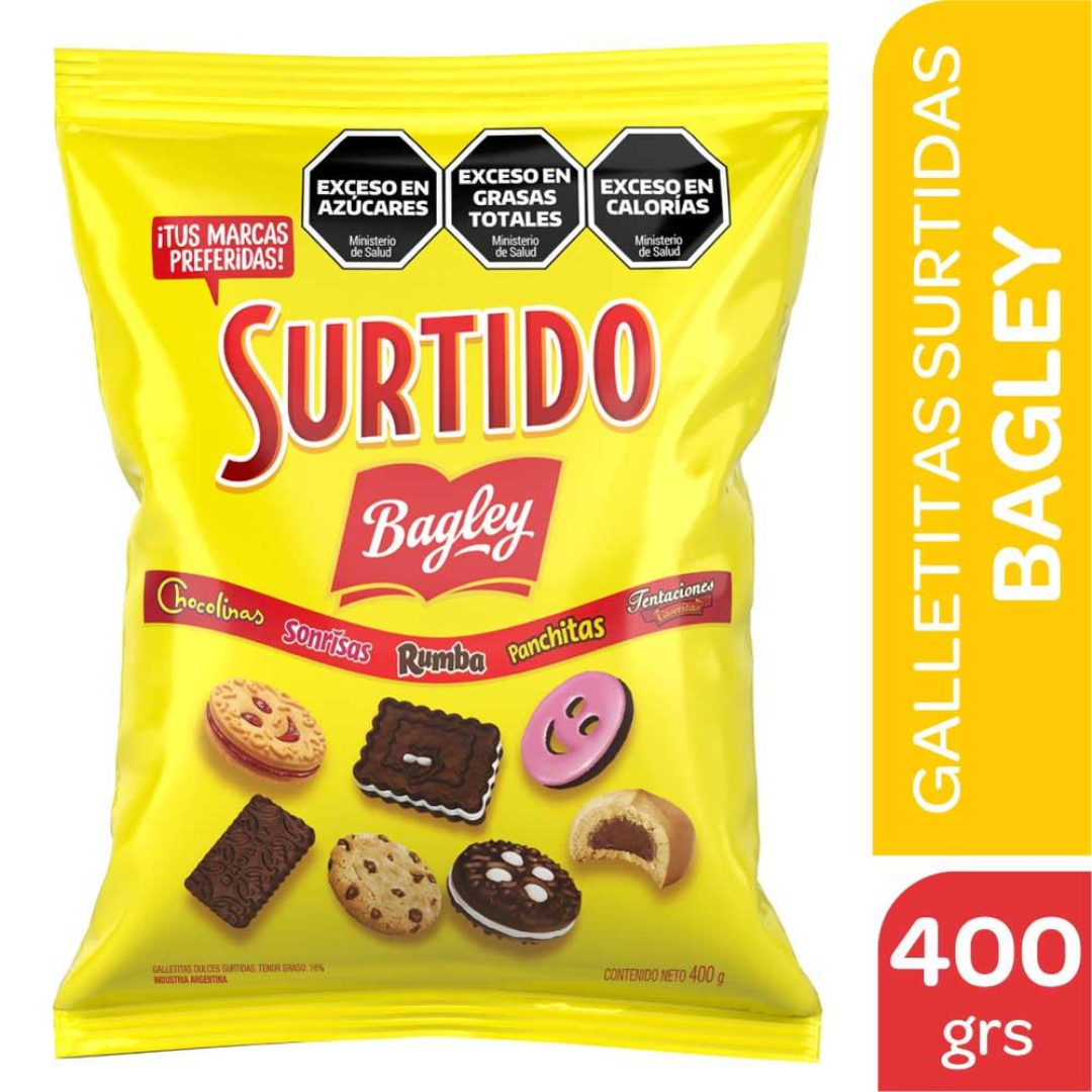 Galletitas Dulces Surtido Surtido Bagley 400g
