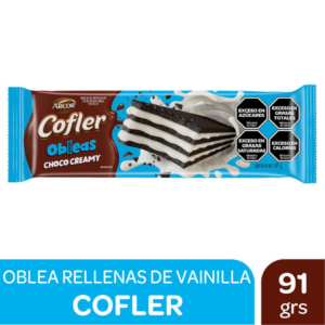 Obleas Chocolate Creamy Cofler 91g