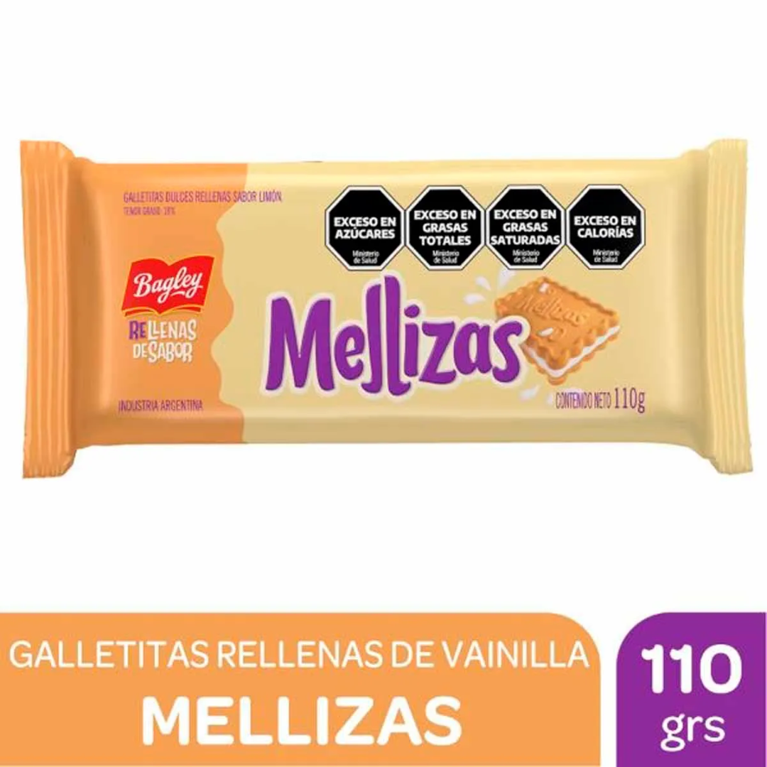 Galletitas Mellizas Rellenas 110g