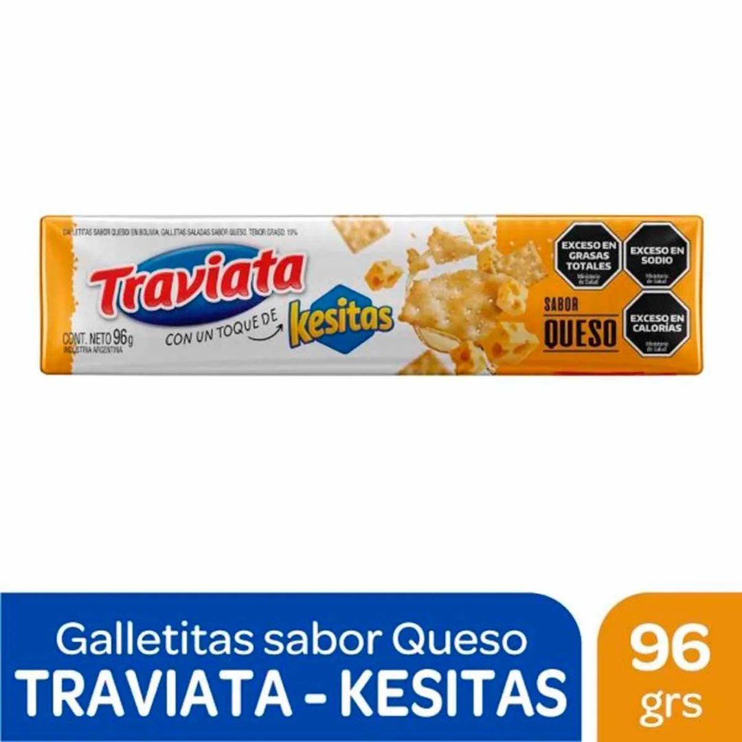 Galletitas Traviata Crackeadas Kesitas 96g