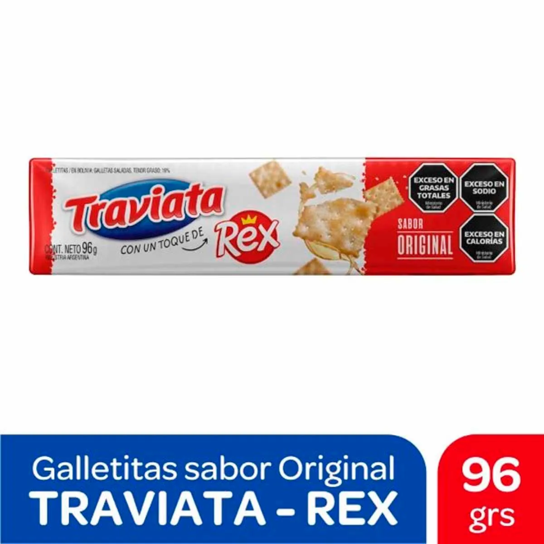 Galletitas Traviata Crackeadas Rex 96g