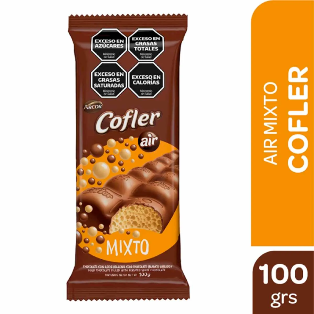 Chocolate Cofler Aireado Mixto 100g