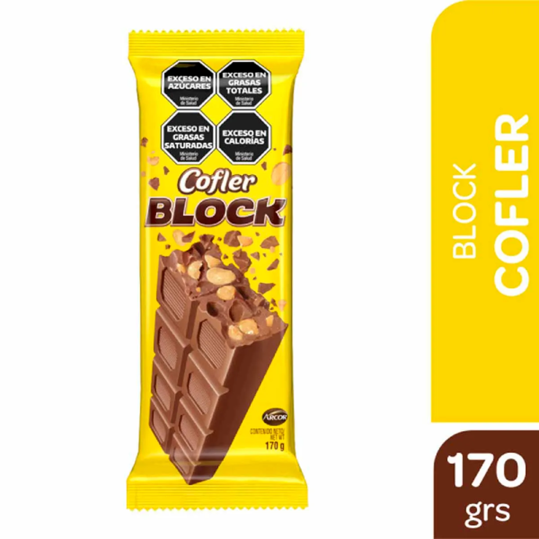 Chocolate Cofler Block con Mani 170g