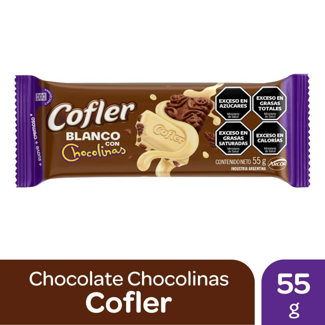 Chocolate Blanco C/Cooki Cofler 55g