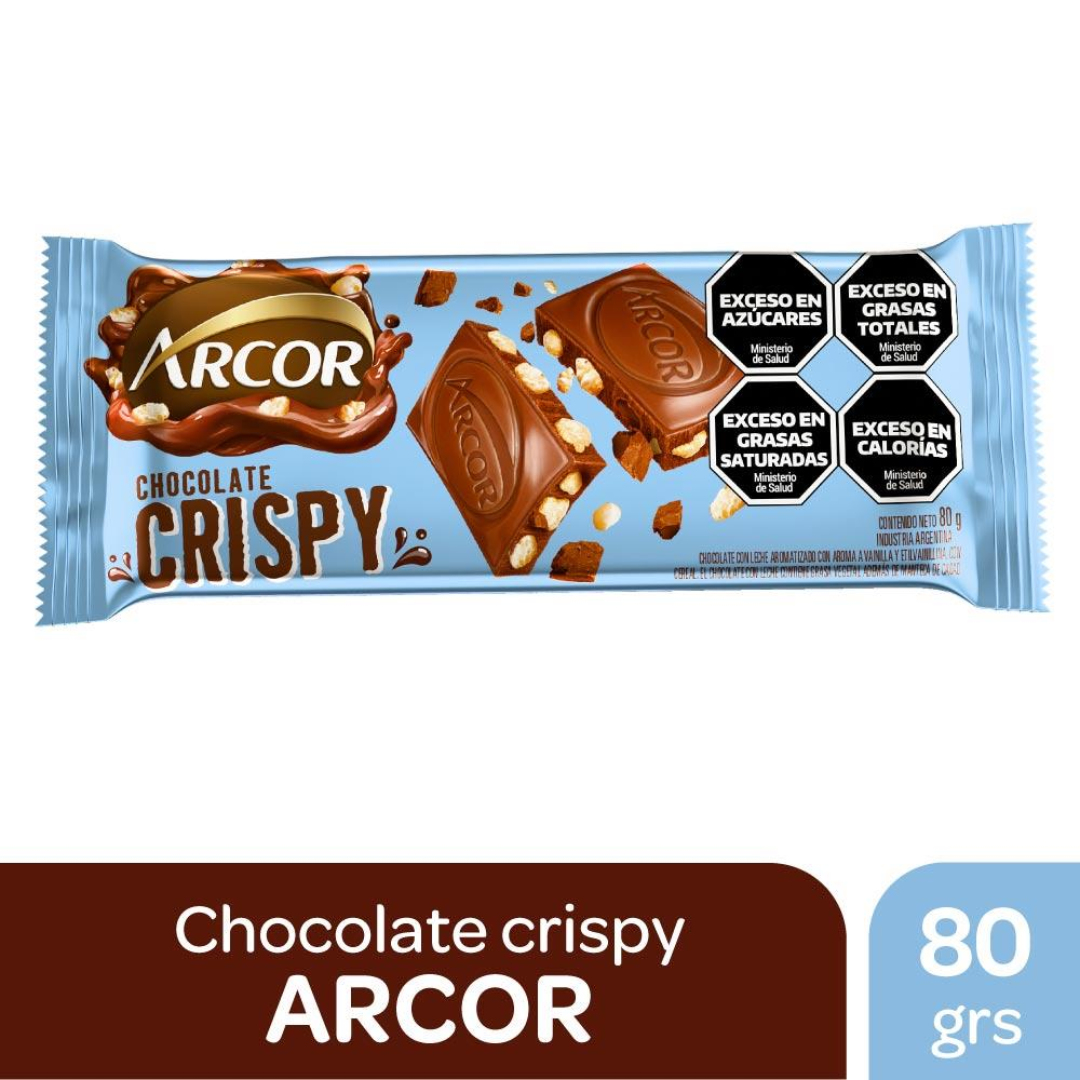 Chocolate Crispy Arcor 80g
