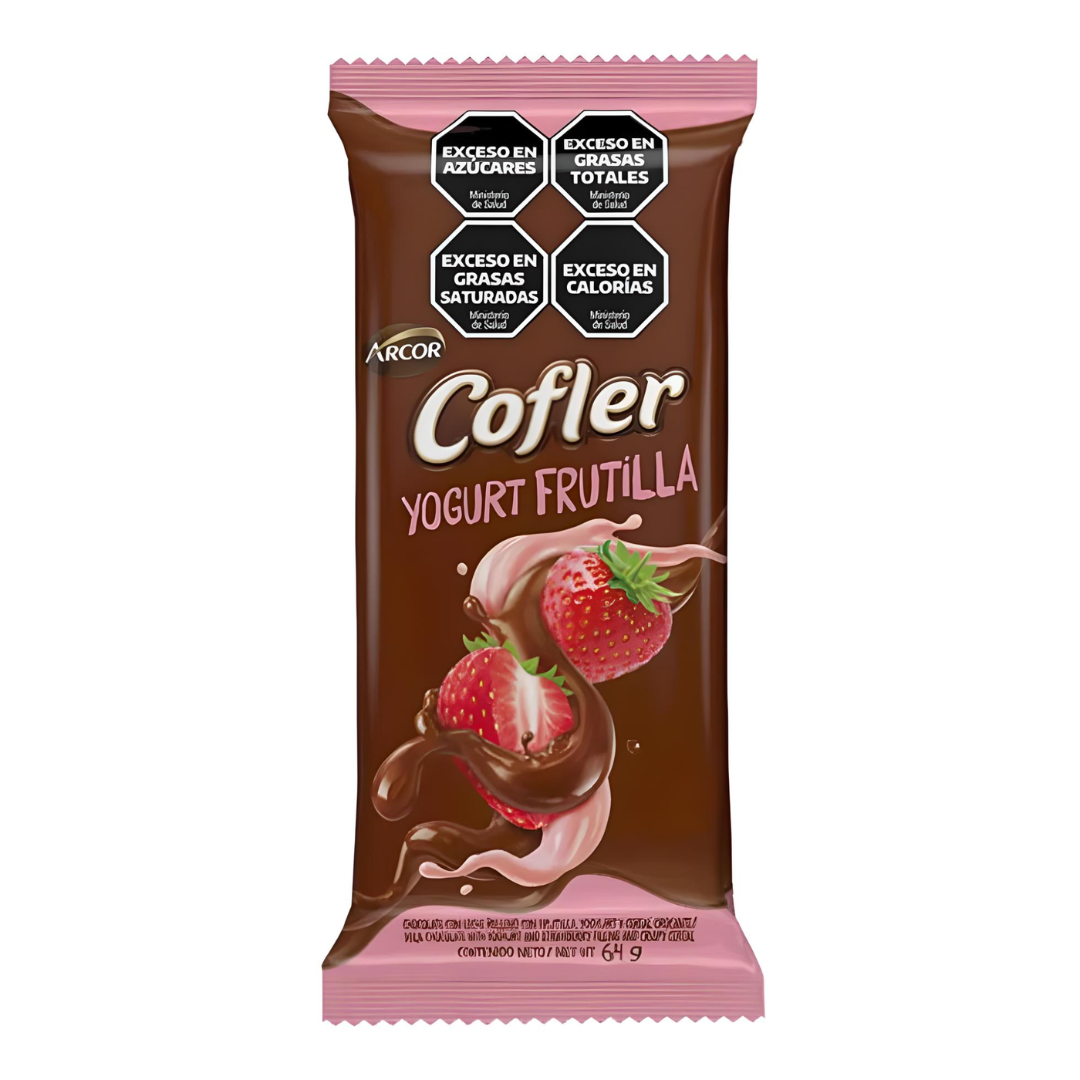 Chocolate Cofler con Yogurt de Frutilla 64g