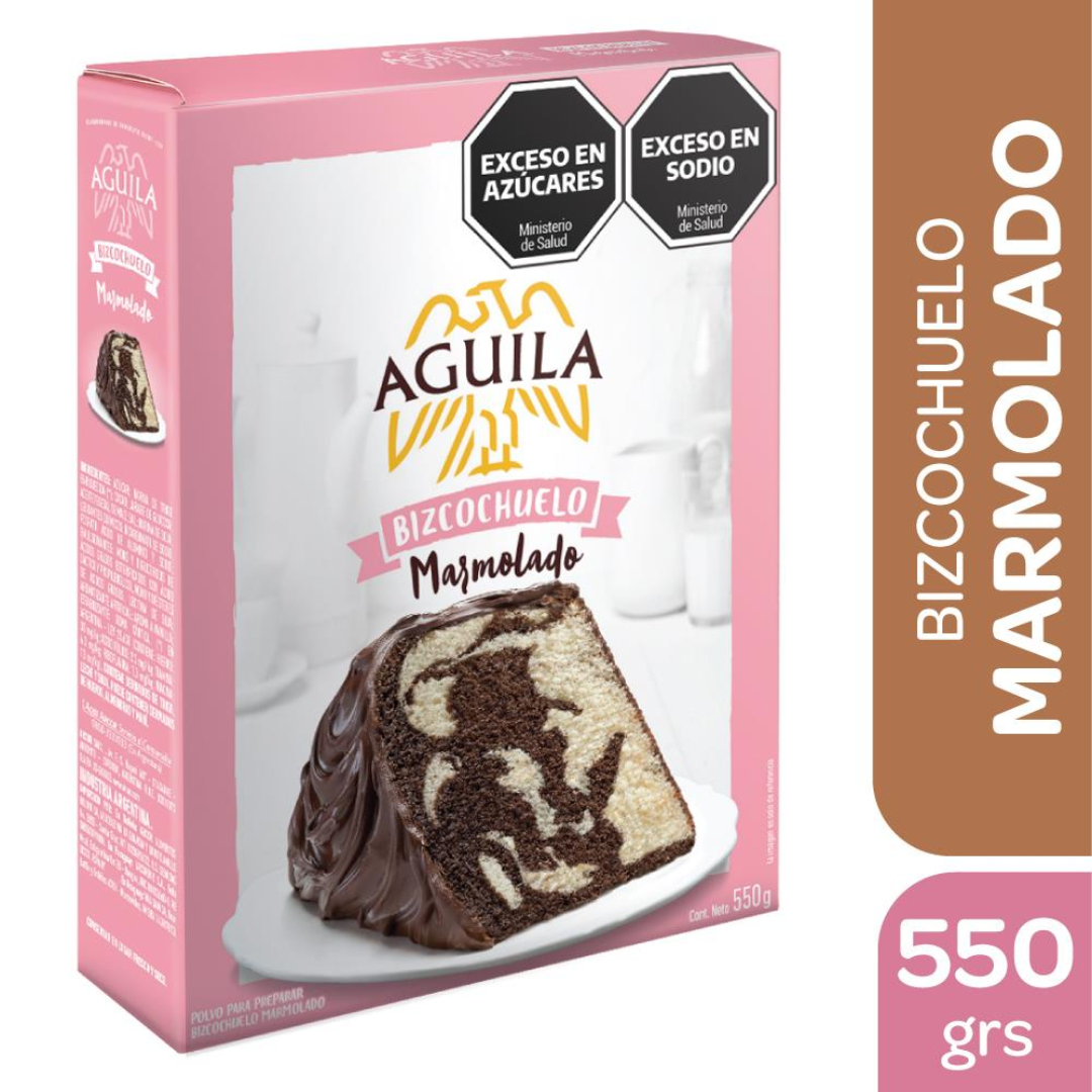 Bizcochuelo Marmolado Aguila 550g