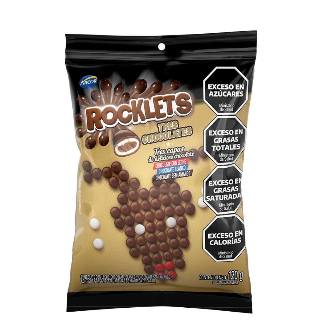 Confites Lentejas Choco Rocklets 120g