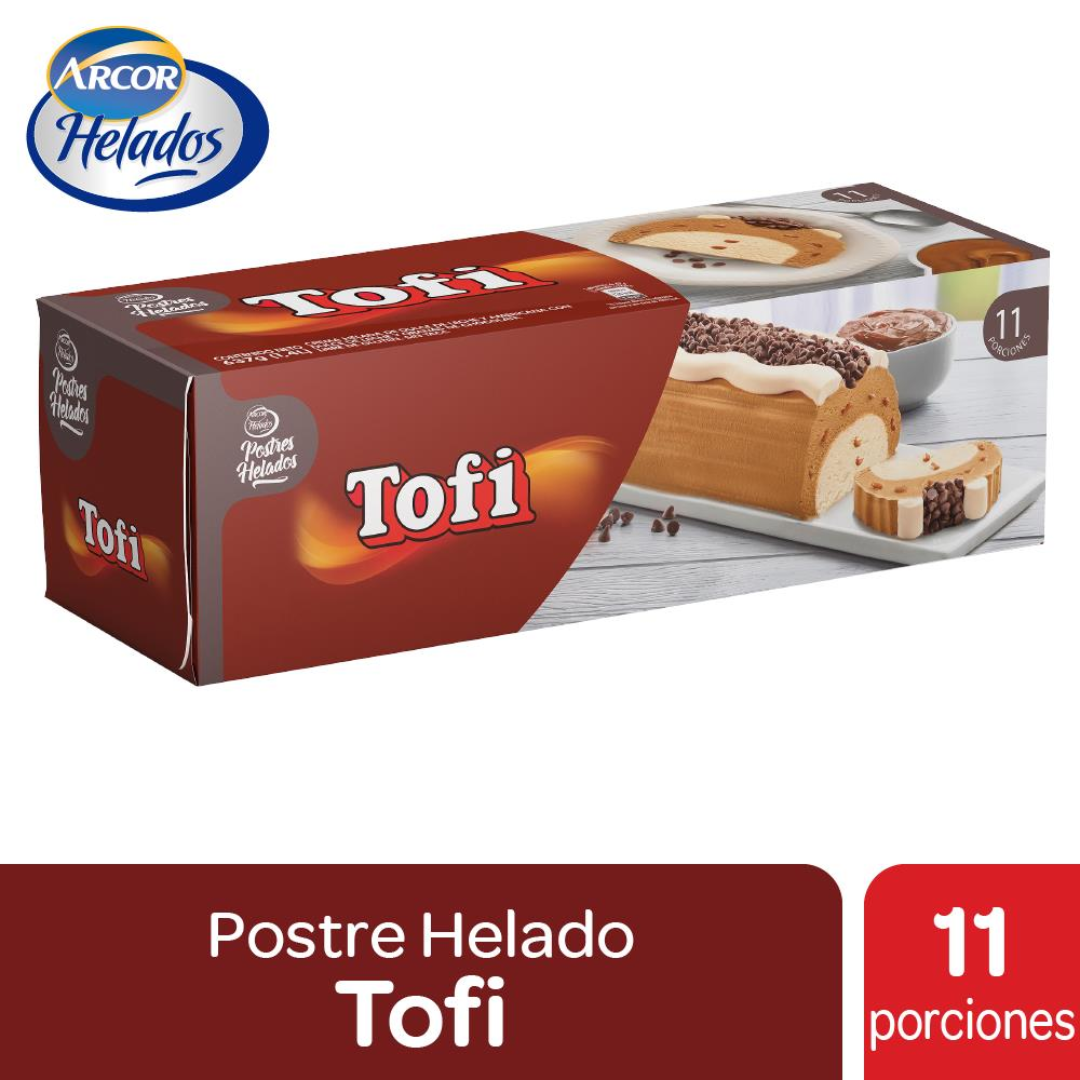 Postre Helado Tofi 637g