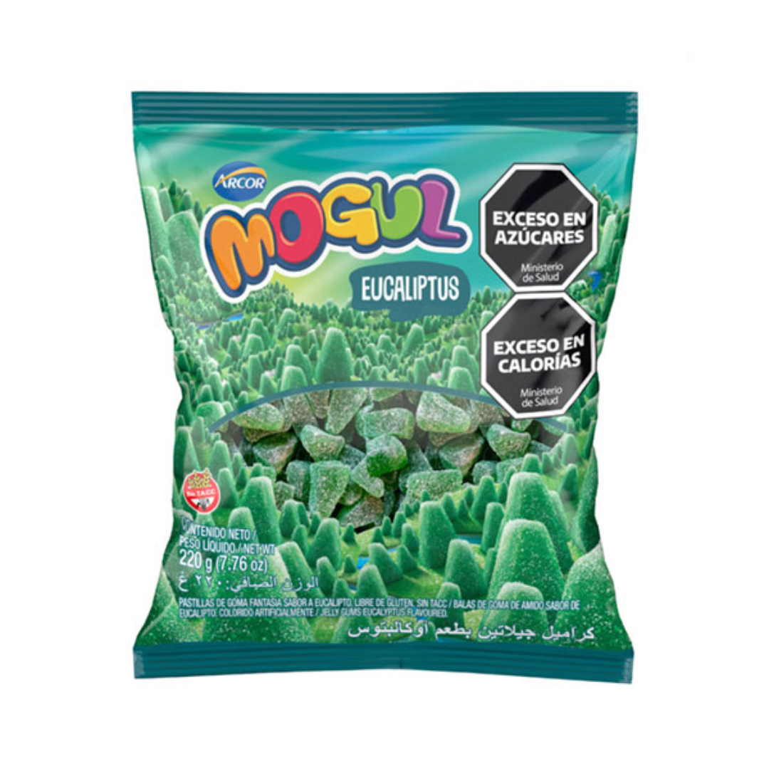 Gomitas Mogul Eucaliptus Sabor Eucalipto 220g