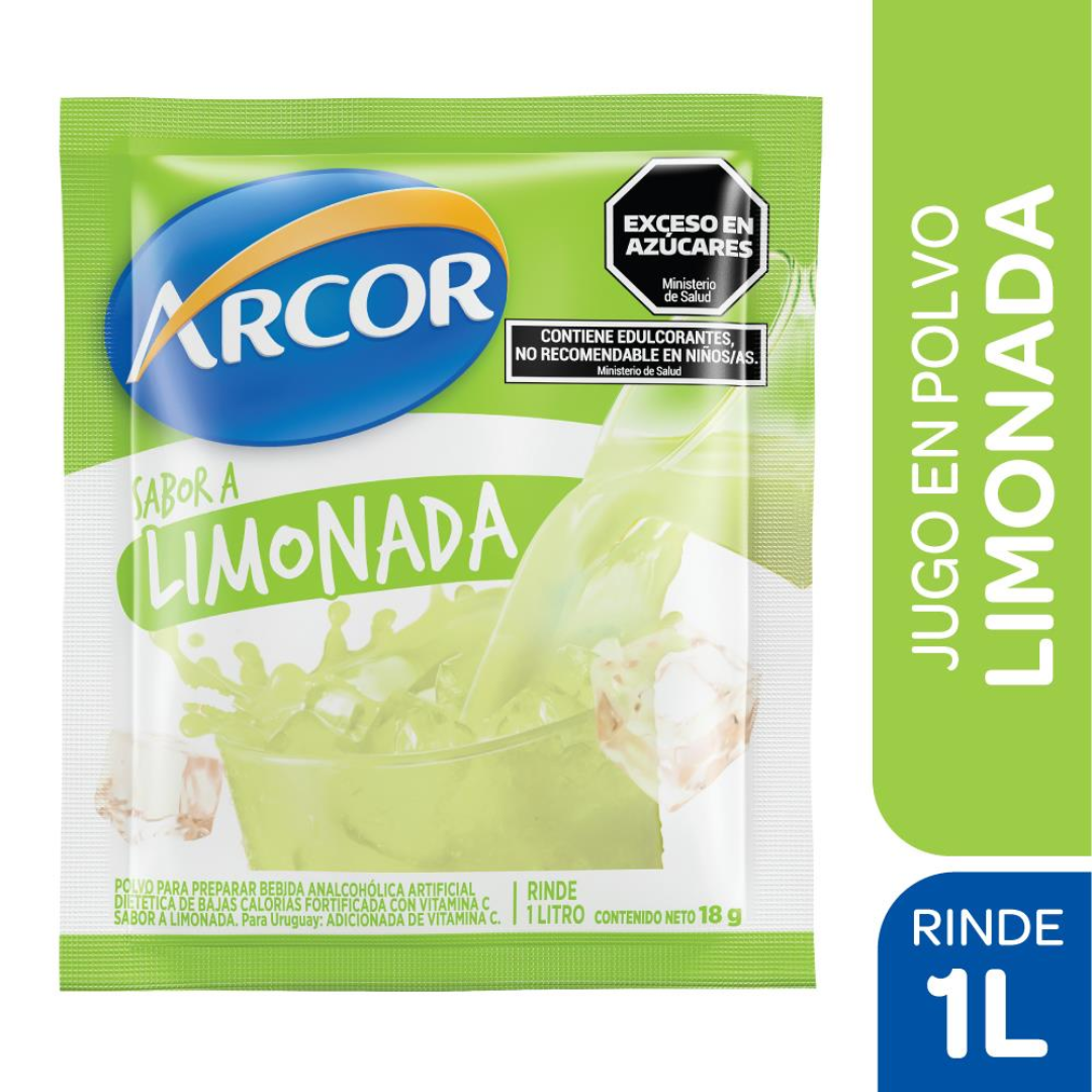 Jugo en Polvo Limonada Arcor 18g