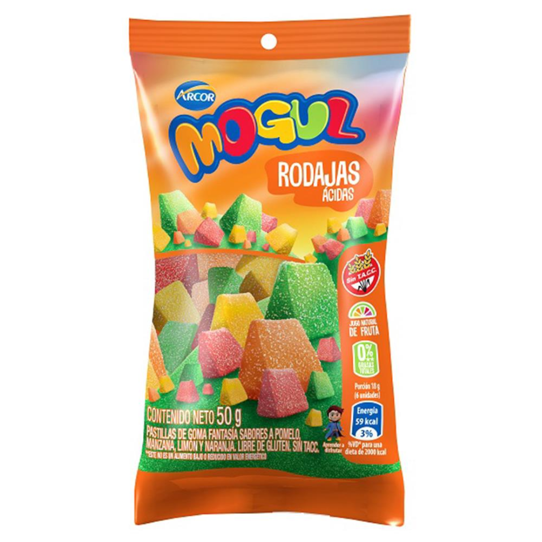 Gomitas Rodajas Ácidas Mogul 50g