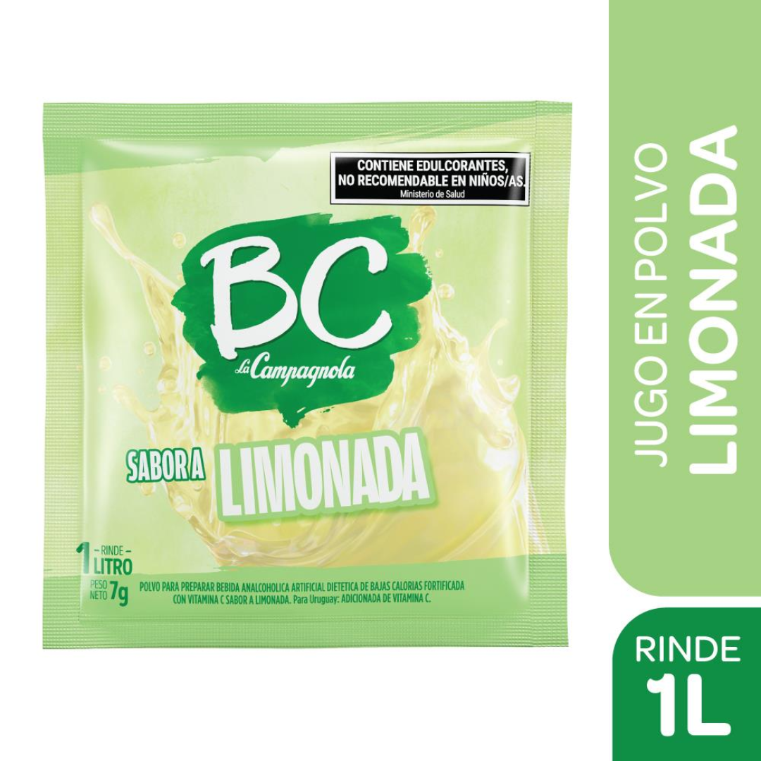 Jugo En Polvo Sabor Limonada BC 7g