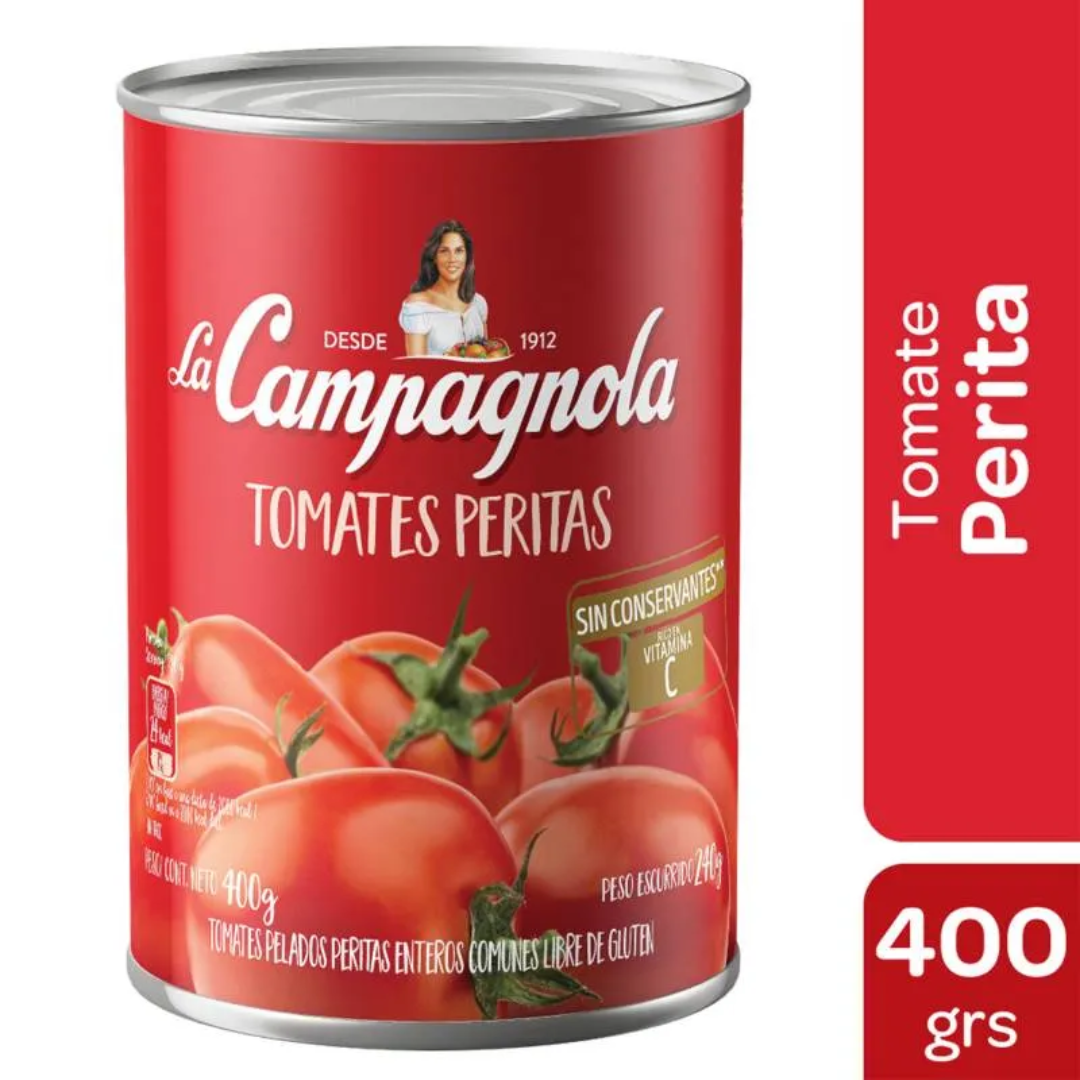 Tomate Perita La Campagnola en Lata 400g