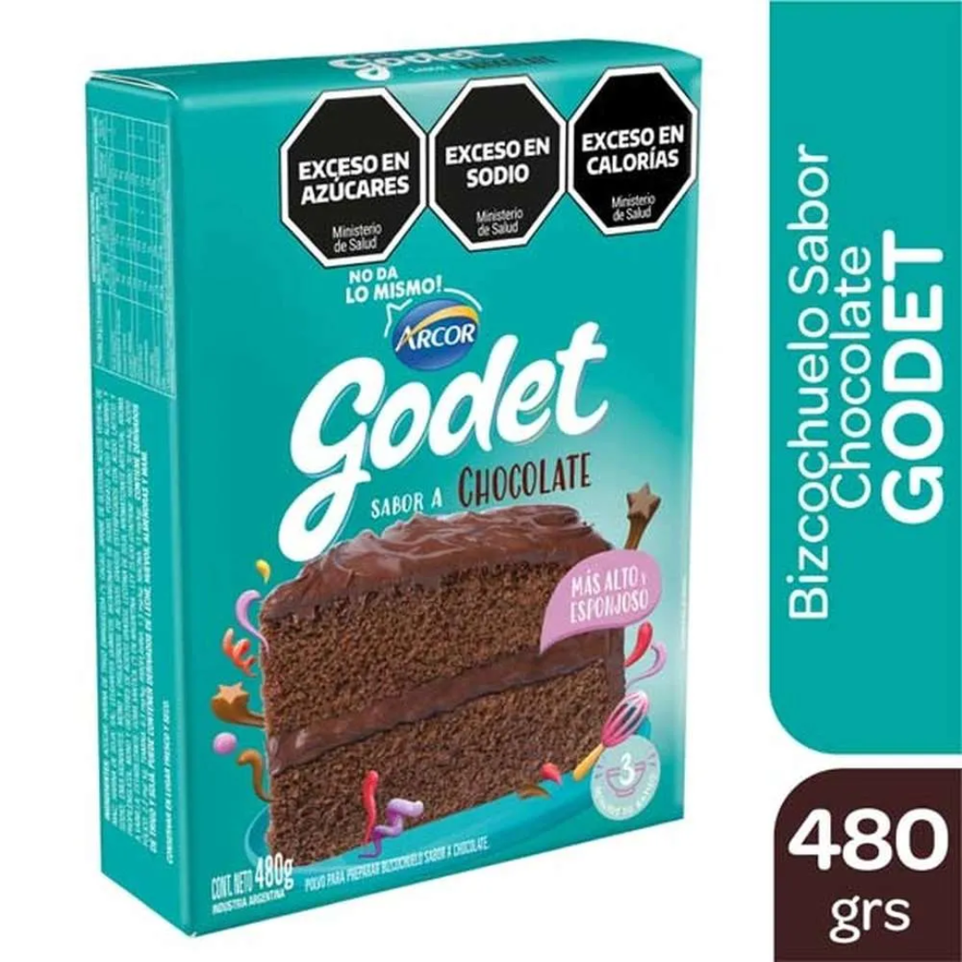 Bizcochuelo Godet Chocolate 480g