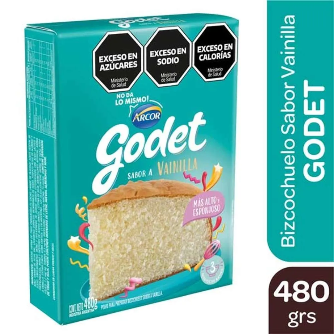 Bizcochuelo Godet Vainilla 480g