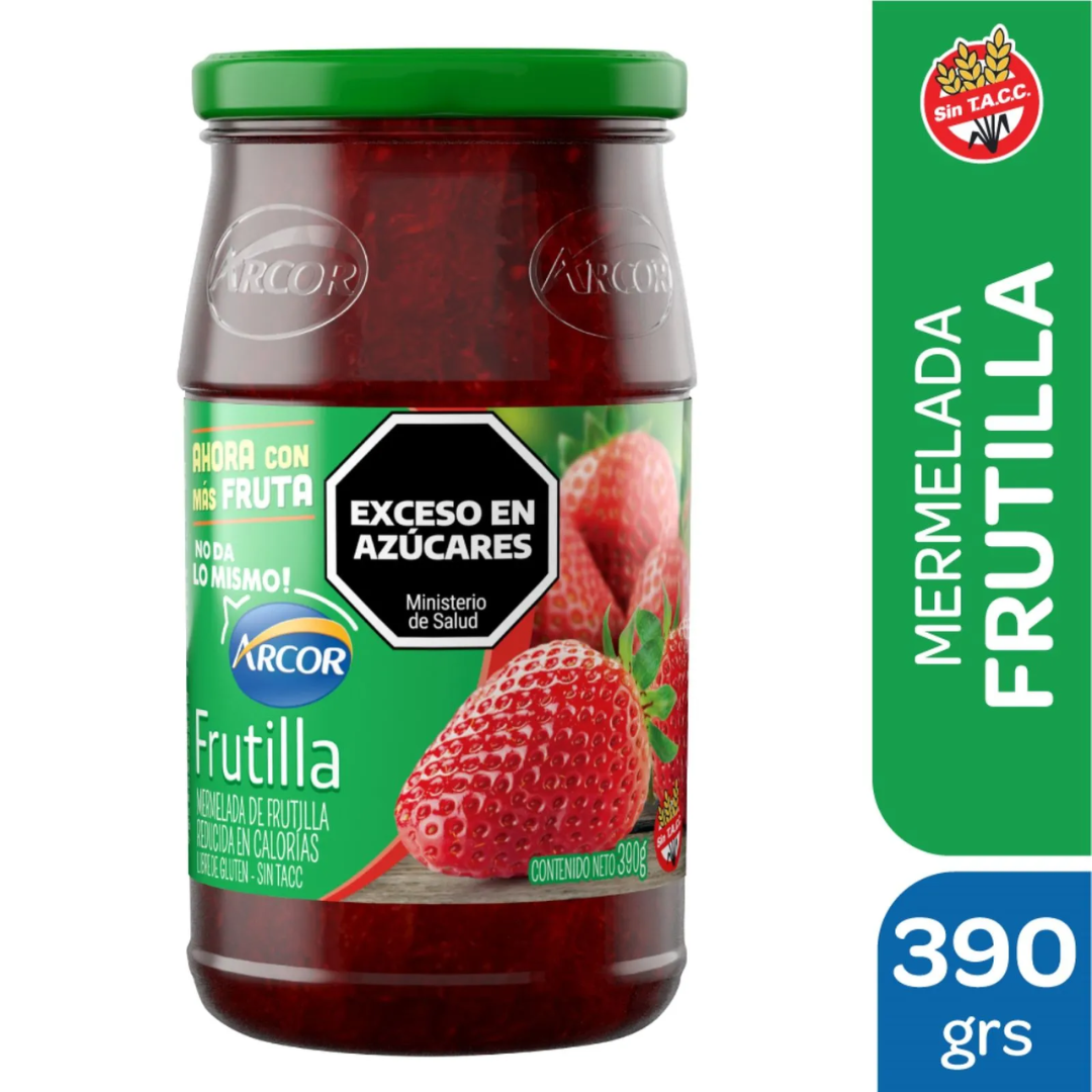 Mermelada Arcor Frutilla Light 390g
