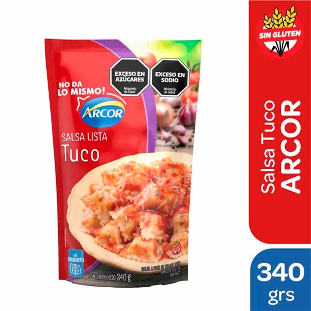 Salsa Arcor Tuco 340g