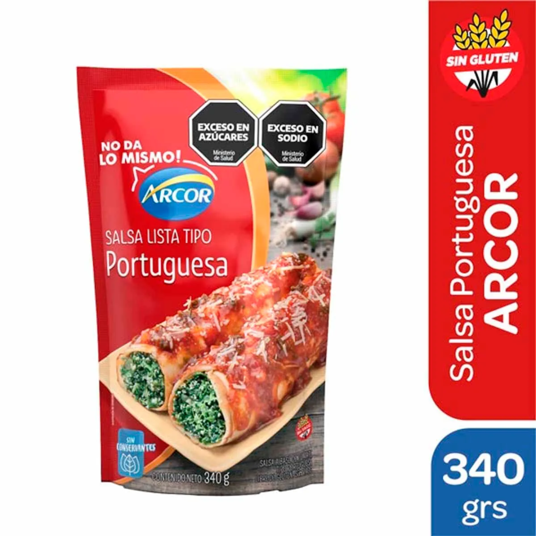 Salsa Arcor Portuguesa 340g