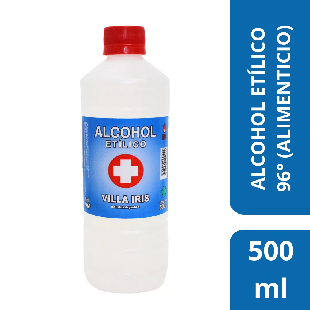 Alcohol Etilico Villa Iris 500ml
