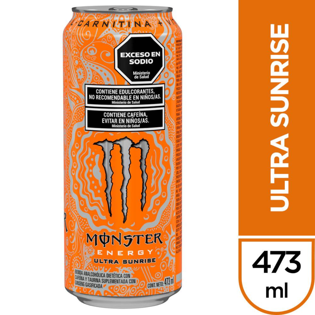 Energizante Monster Ultra Sunrise 473ml